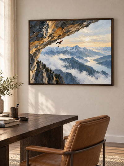 Mountain Sports Wall Art For Living Room Or Home Office Decor