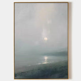 Beach Sunrise Painting Acrylic Extra Large Beach Wall Art For Bedroom Framed Beach Art