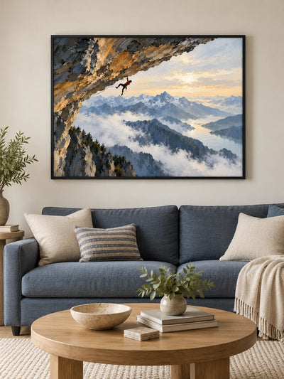 Mountain Sports Wall Art For Living Room Or Home Office Decor