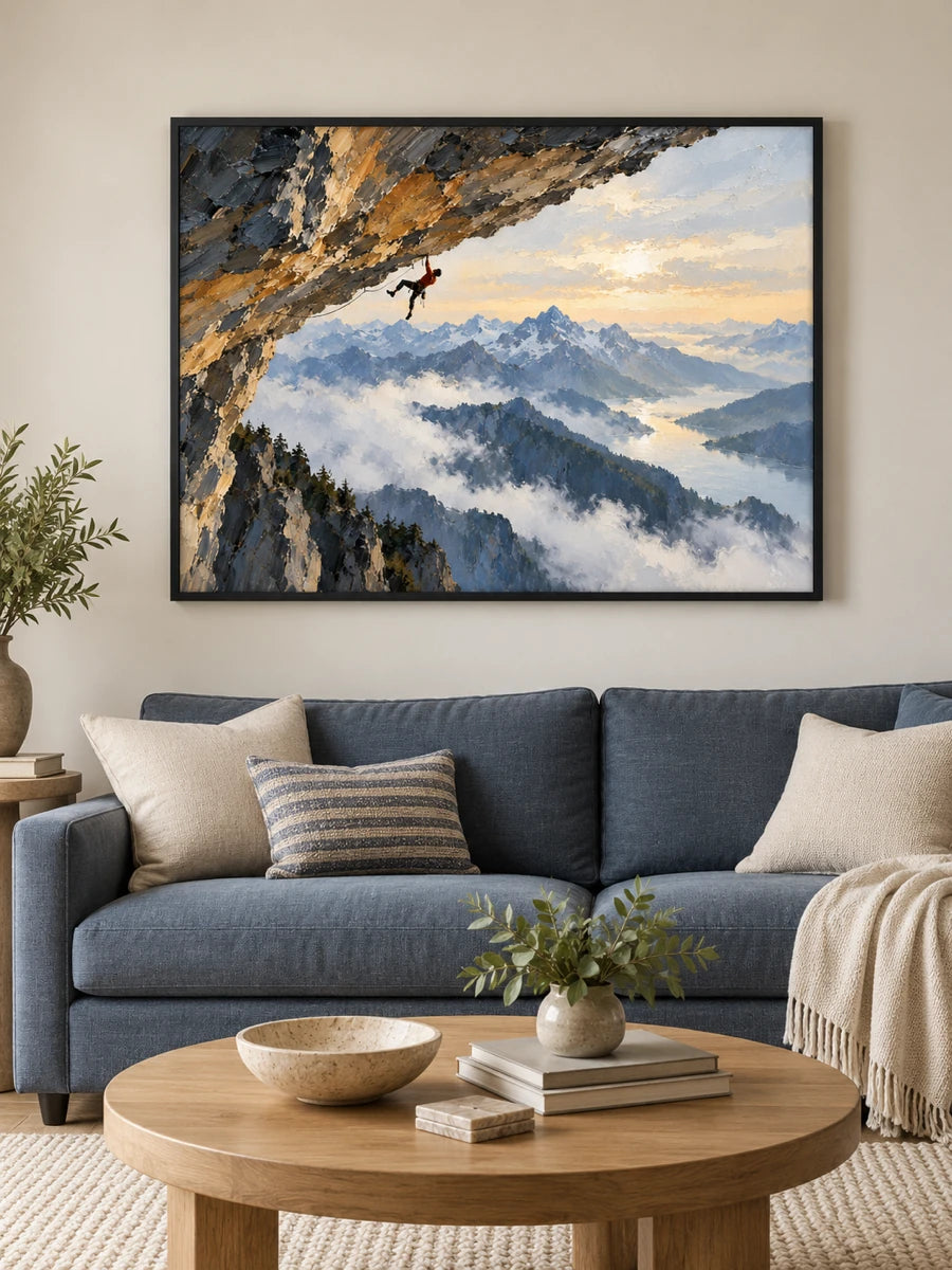 Mountain Sports Wall Art For Living Room Or Home Office Decor