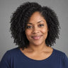 Illustrative portrait of a smiling woman