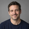 Illustrative portrait of a smiling man